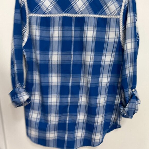 Abercrombie & Fitch Plaid Long Sleeve Shirt Size M NWT - Picture 3 of 9